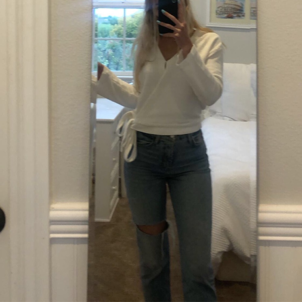 Madewell Wrap top